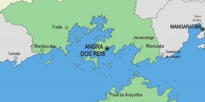નકશો Angra dos Reis નગરપાલિકા