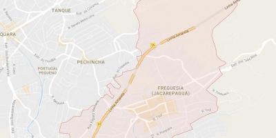 નકશો Freguesia દ Jacarepaguá