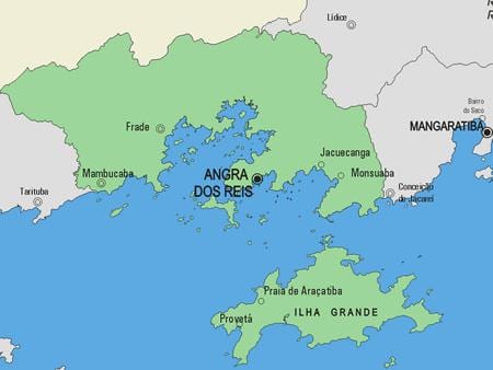 નકશો Angra dos Reis નગરપાલિકા