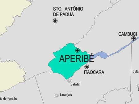 નકશો Aperibé નગરપાલિકા