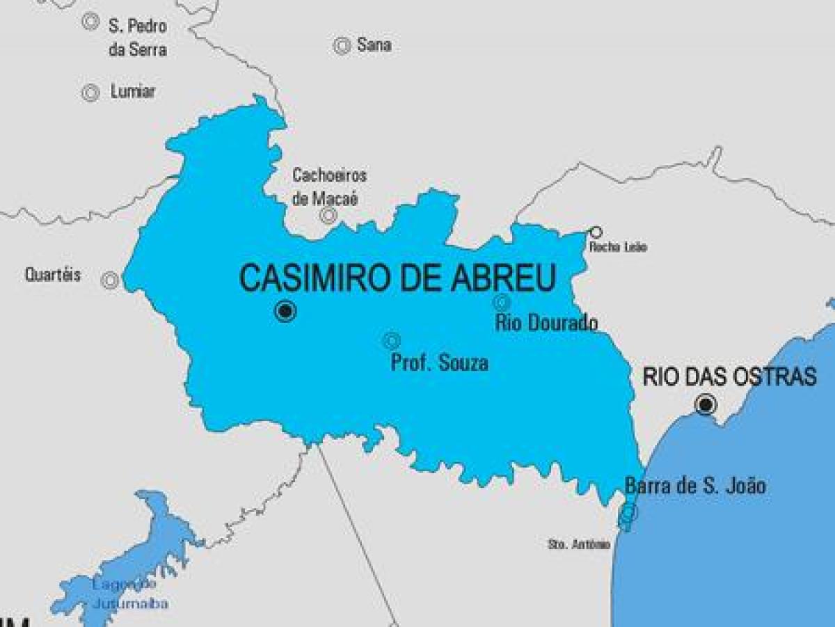 નકશો Carmo નગરપાલિકા
