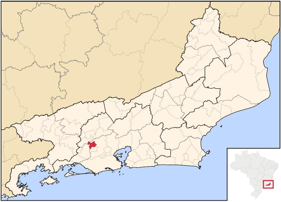 નકશો Japeri