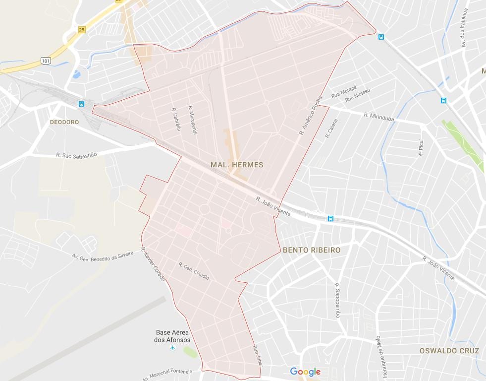 નકશો Marechal Hermes