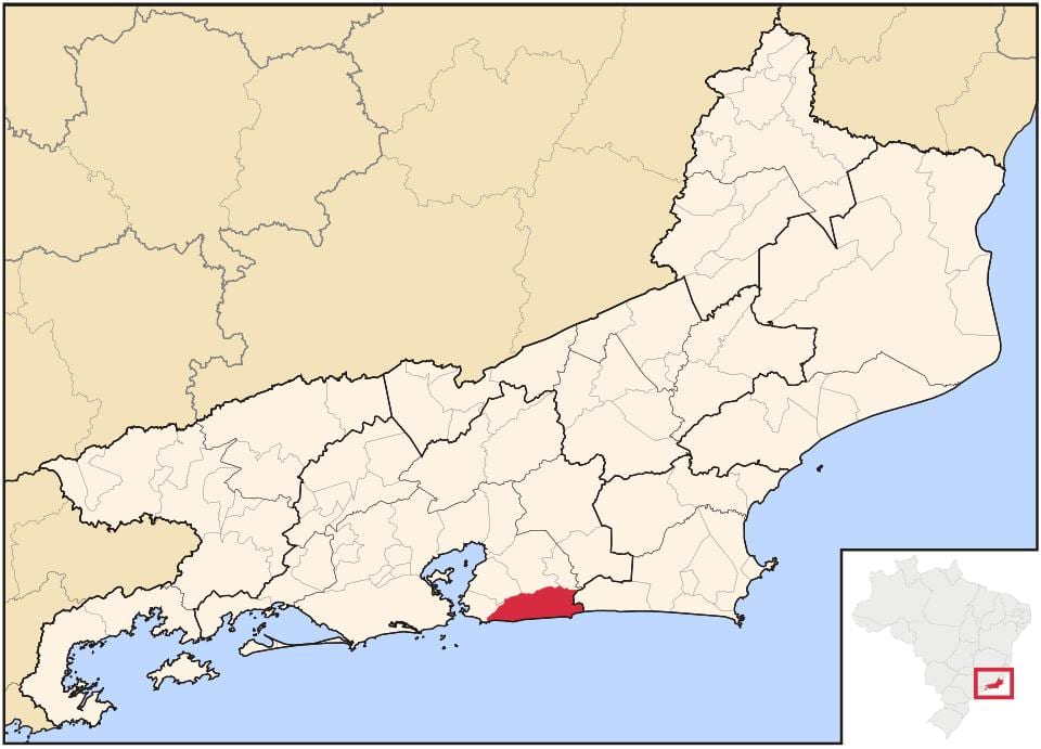 નકશો Maricá