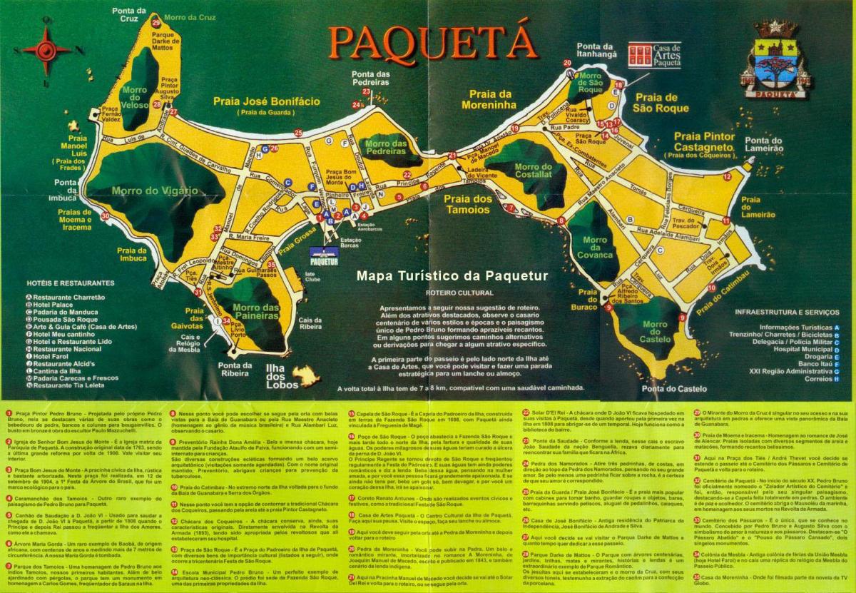 નકશો Paquetá