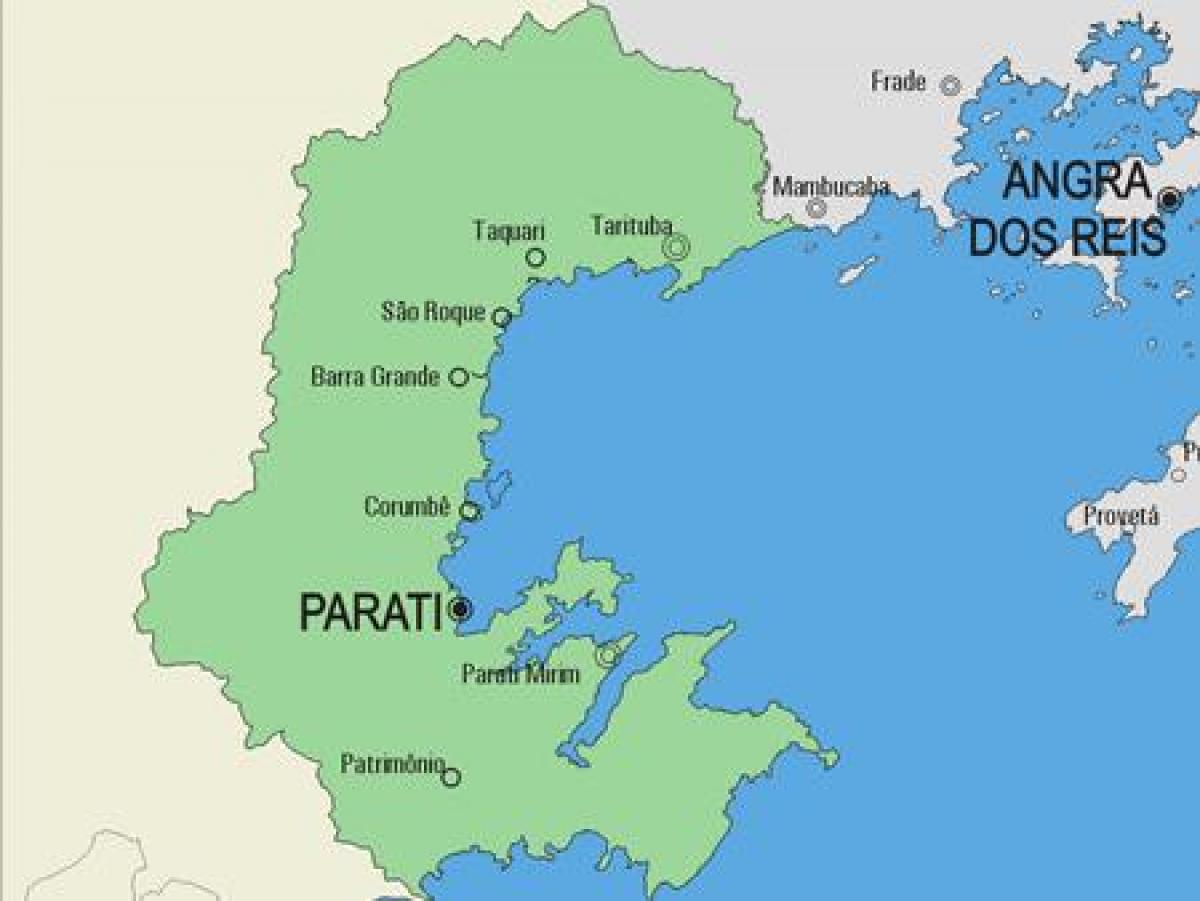 નકશો Parati નગરપાલિકા