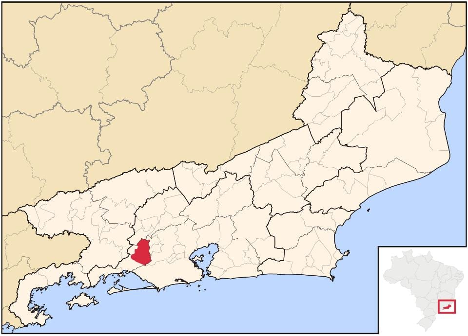 નકશો Seropédica