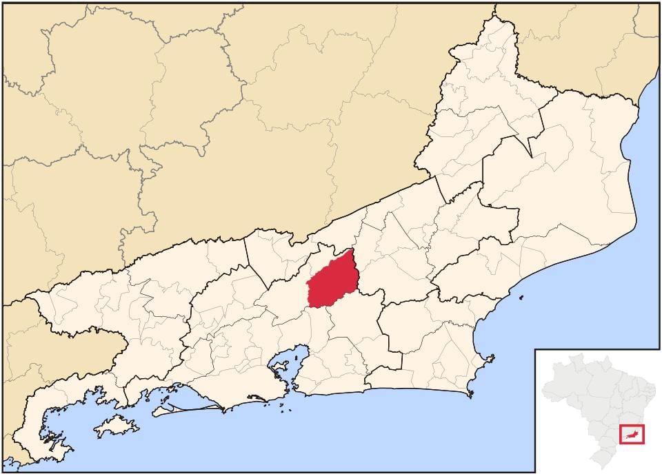 નકશો Teresópolis