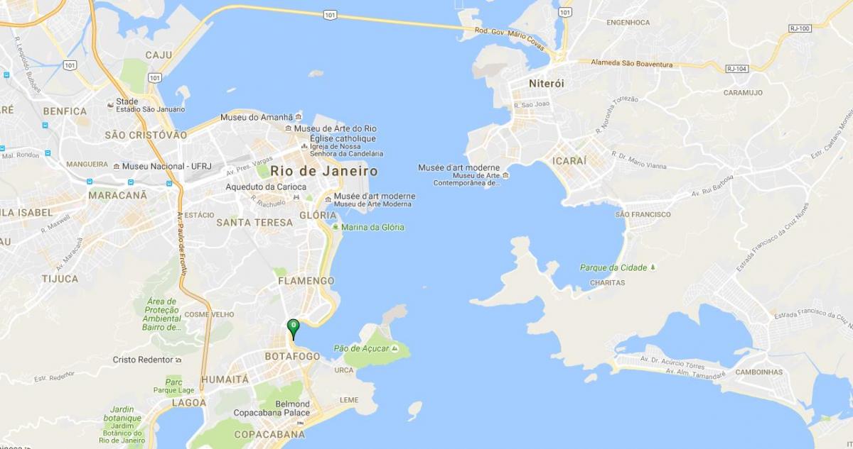 નકશો બીચ Botafogo