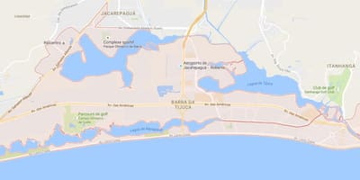નકશો દા Barra Tijuca