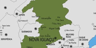 નકશો Nova Iguaçu નગરપાલિકા