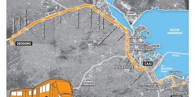 નકશો BRT TransBrasil