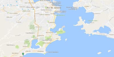 નકશો બીચ Vidigal
