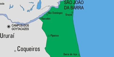 નકશો સાઓ જાઓ દા Barra નગરપાલિકા