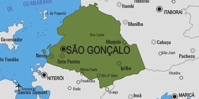 નકશો સાઓ Gonçalo નગરપાલિકા