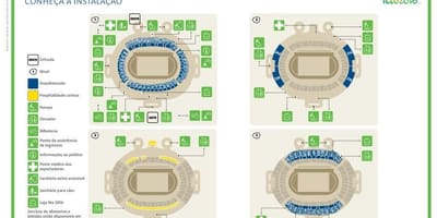 નકશો સ્ટેડિયમ olympique રીઓ ડી જાનેરો
