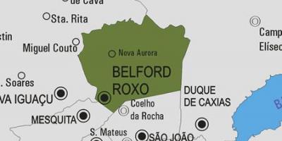 નકશો Belford Roxo નગરપાલિકા