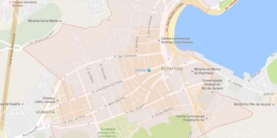 નકશો Botafogo
