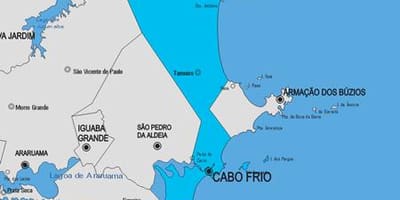 નકશો Cabo Frio નગરપાલિકા