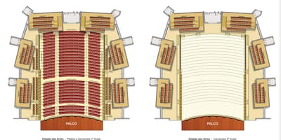 નકશો Cidade દાસ Artes - મહાન રૂમ