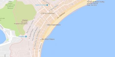 નકશો Copacabana