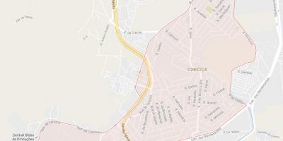 નકશો Curicica
