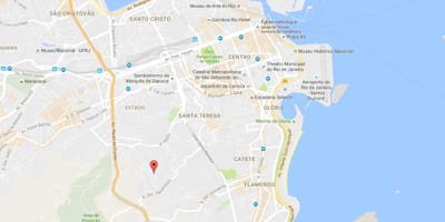 નકશો favela Mangueira