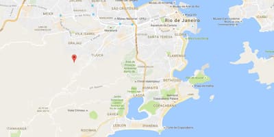 નકશો favela Morro શું Borel