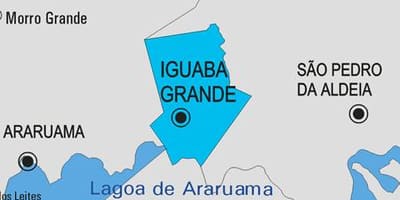 નકશો Iguaba ગ્રાન્ડ નગરપાલિકા