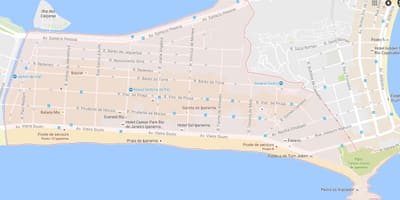 નકશો Ipanema