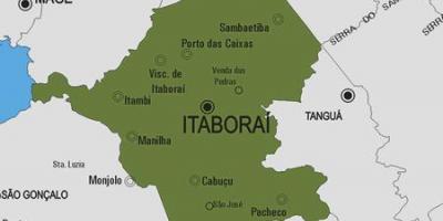 નકશો Itaboraí નગરપાલિકા