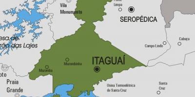 નકશો Itaguaí નગરપાલિકા