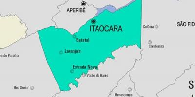 નકશો Itaocara નગરપાલિકા