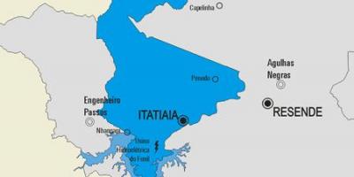 નકશો Itatiaia નગરપાલિકા