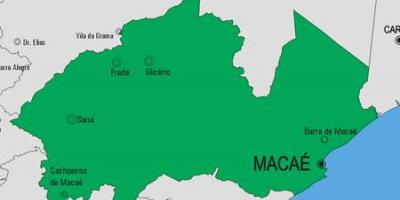 નકશો Macaé નગરપાલિકા