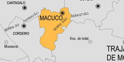 નકશો Macuco નગરપાલિકા