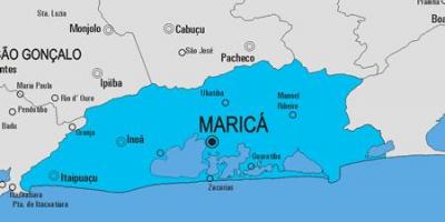 નકશો Maricá નગરપાલિકા