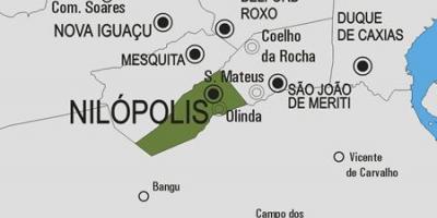નકશો Nilópolis નગરપાલિકા