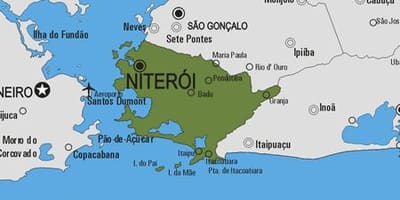 નકશો Niterói નગરપાલિકા