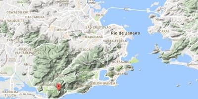 નકશો Pedra દા Gávea