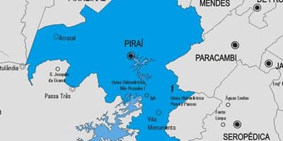 નકશો Piraí નગરપાલિકા