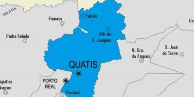 નકશો Quatis નગરપાલિકા