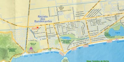 નકશો Recreio બીચ