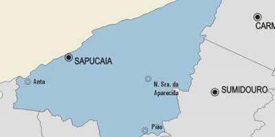 નકશો Sapucaia નગરપાલિકા
