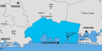 નકશો Saquarema નગરપાલિકા