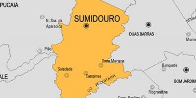 નકશો Sumidouro નગરપાલિકા