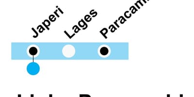 નકશો SuperVia - લાઇન Paracambi
