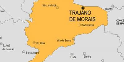 નકશો Trajano દ Morais નગરપાલિકા