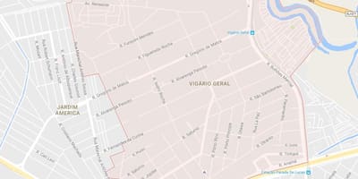 નકશો Vigário Geral