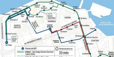 નકશો VLT રિયો ડી જાનેરો - Line 3